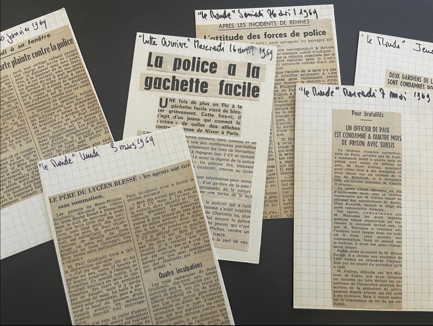 fiches de Maurice Rajsfus